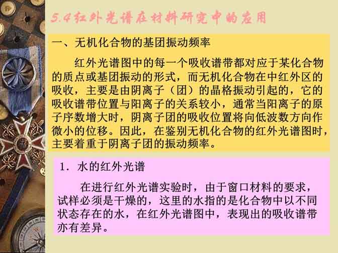 红外光谱仪在无机材料中的应用